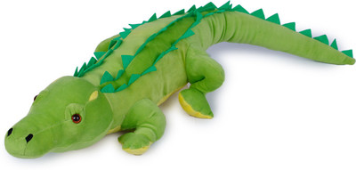 Webby Soft Crocodile with Close Mouth Stuffed Animal Plush Toy  - 72 cm(NA)