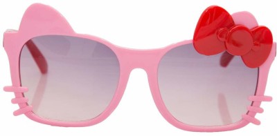 Shop Frenzy Rectangular Sunglasses(For Boys & Girls, Pink)