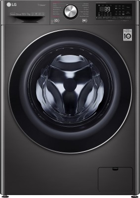 LG 10.5/7 kg Inverter Wi-Fi with with Allergy care Washer with Dryer with In-built Heater Black(FHD1057STB)