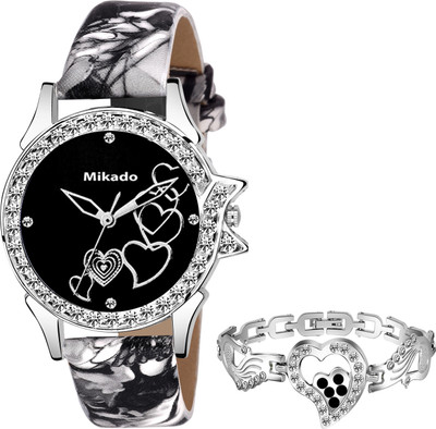 MIKADO Bracelet And Watch Combo Analog Watch  - For Women