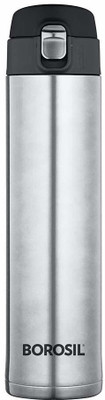 BOROSIL 500 ml Steel Flask(Pack of 1, Steel/Chrome)