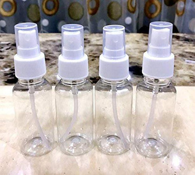 vedini 50 ml Plastic Bottle(Pack of 4, White)