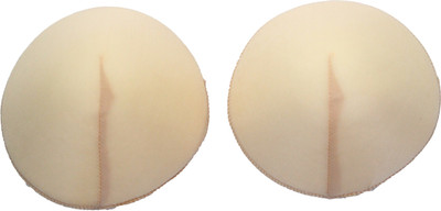 BENCOMM Mastectomy Cancer Weighted Cotton Bra Pad One Pair (2 Piece, Size- 40) Cotton Masectomy Bra Pads(Beige Pack of 2)