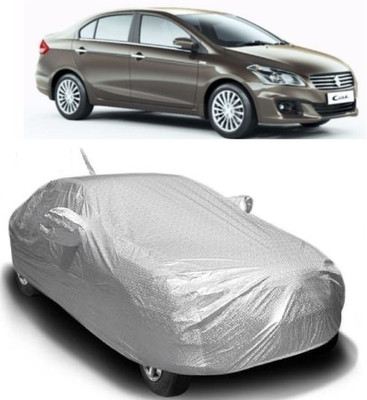 MoTRoX Car Cover For Maruti Suzuki Ciaz (With Mirror Pockets)(Silver)