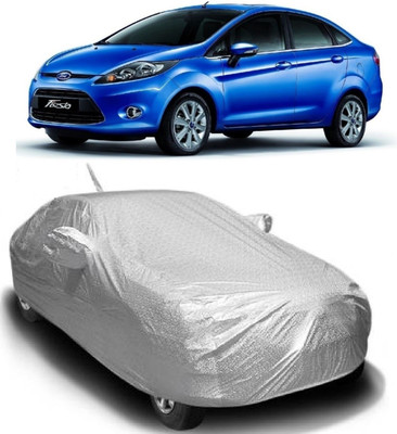 MoTRoX Car Cover For Ford Fiesta Classic (With Mirror Pockets)(Silver)