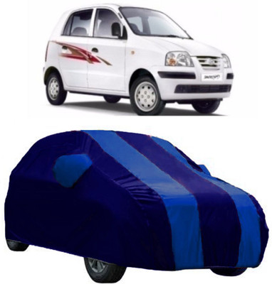 Elegance Car Cover For Hyundai Santro (With Mirror Pockets)(Blue)
