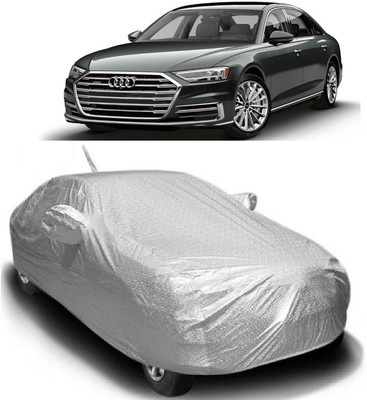 MoTRoX Car Cover For Audi A8 (With Mirror Pockets)(Silver)
