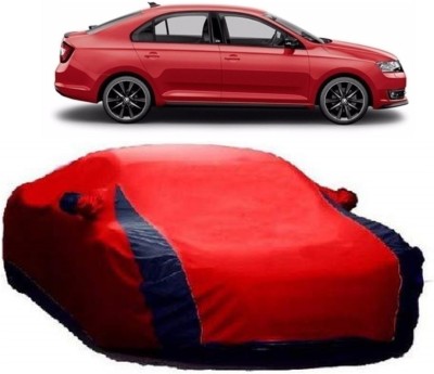 Elegance Car Cover For Skoda Rapid (With Mirror Pockets)(Red)