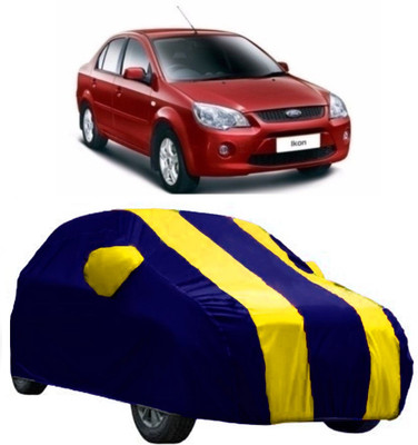 AutoCover Car Cover For Ford Ikon (With Mirror Pockets)(Multicolor)