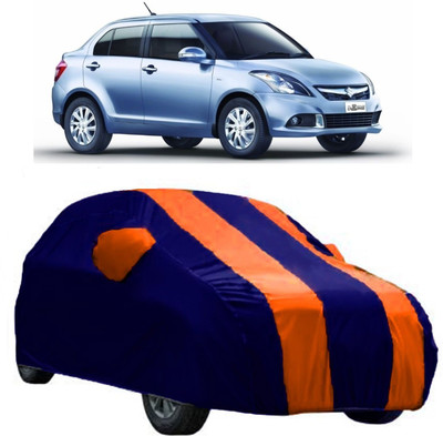 AutoKick Car Cover For Maruti Suzuki Swift Dzire (With Mirror Pockets)(Orange)