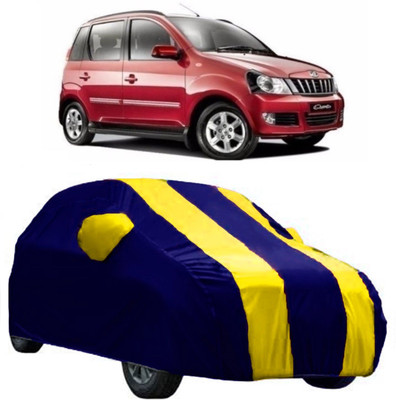 AutoKick Car Cover For Mahindra Quanto (With Mirror Pockets)(Yellow)
