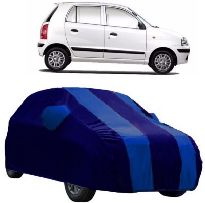 Elegance Car Cover For Hyundai Santro Xing (With Mirror Pockets)(Blue)