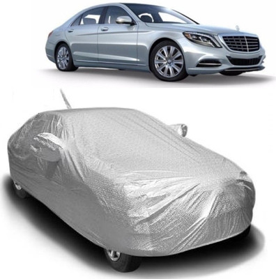 MoTRoX Car Cover For Mercedes Benz S-Class (With Mirror Pockets)(Silver)