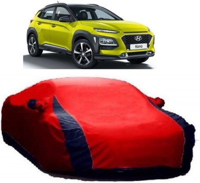 Elegance Car Cover For Mahindra Gusto (With Mirror Pockets)(Red)