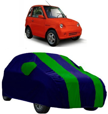 AutoRock Car Cover For Mahindra Reva (With Mirror Pockets)(Green)