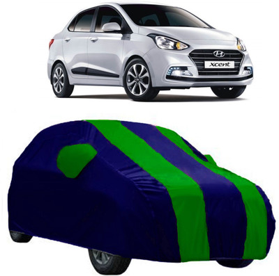AutoRock Car Cover For Hyundai Xcent (With Mirror Pockets)(Green)