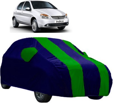 Elegance Car Cover For Tata Indica V2 (With Mirror Pockets)(Green)