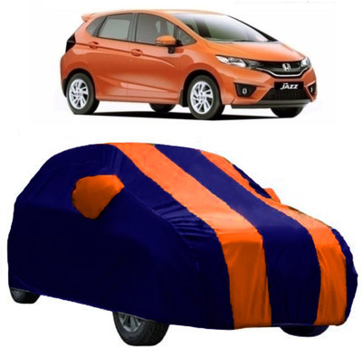 AutoRock Car Cover For Honda Jazz (With Mirror Pockets)(Orange)