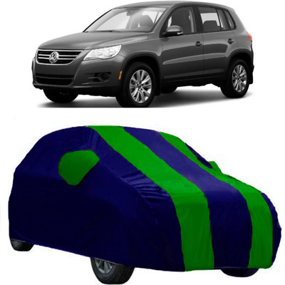 AutoKick Car Cover For Volkswagen Tiguan (With Mirror Pockets)(Green)