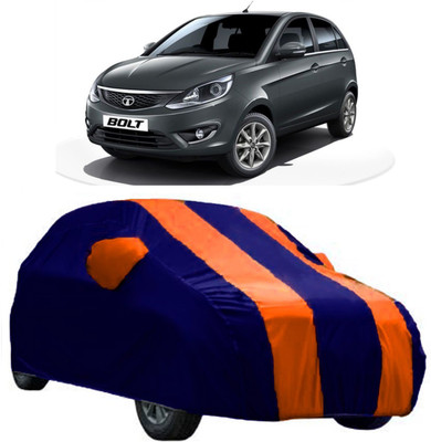 AutoKick Car Cover For Tata Bolt (With Mirror Pockets)(Orange)
