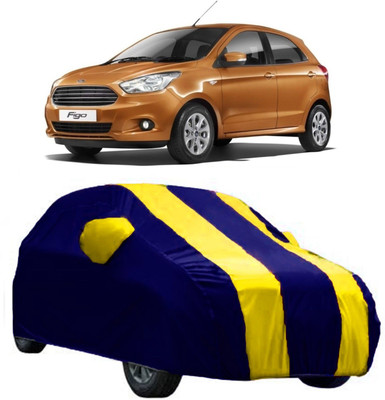 AutoRock Car Cover For Ford Figo (With Mirror Pockets)(Yellow)