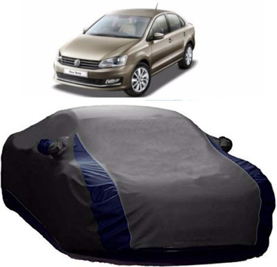 Elegance Car Cover For Volkswagen Vento (With Mirror Pockets)(Grey)