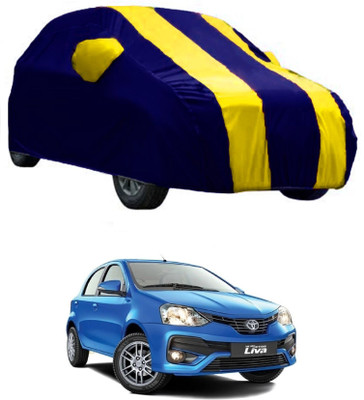 AutoCover Car Cover For Toyota Etios Liva (With Mirror Pockets)(Multicolor)