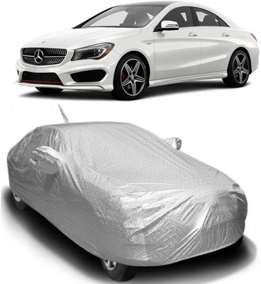 MoTRoX Car Cover For Mercedes Benz C-Class (With Mirror Pockets)(Silver)