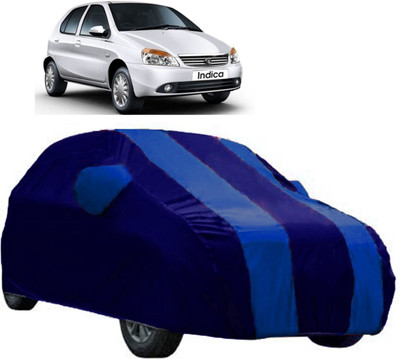 Elegance Car Cover For Tata Indica V2 (With Mirror Pockets)(Blue)