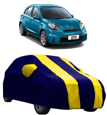 AutoRock Car Cover For Nissan Micra Active (With Mirror Pockets)(Yellow)