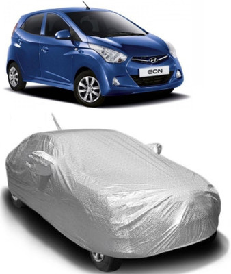 MoTRoX Car Cover For Hyundai Eon (With Mirror Pockets)(Silver)