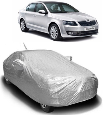 MoTRoX Car Cover For Skoda Octavia (With Mirror Pockets)(Silver)