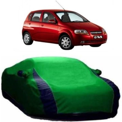 Genipap Car Cover For Chevrolet Aveo U-VA (With Mirror Pockets)(Green)