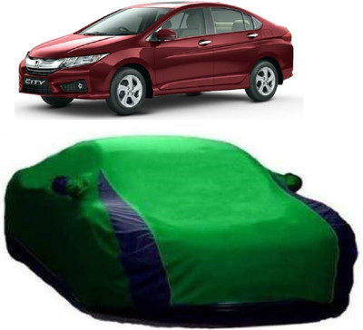 Elegance Car Cover For Honda City i-Dtec (With Mirror Pockets)(Green)