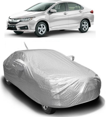 MoTRoX Car Cover For Honda City ZX (With Mirror Pockets)(Silver)