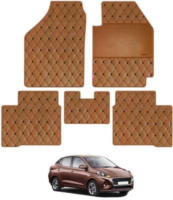 elegant Leatherite Standard Mat For  Hyundai Aura(Brown)