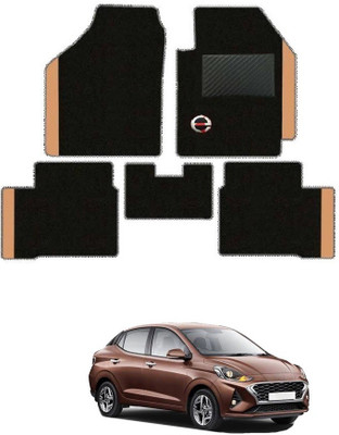 elegant Polypropylene Standard Mat For  Hyundai Aura(Black, Beige)