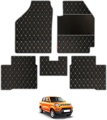 elegant Leatherite Standard Mat For  Maruti Suzuki S-Presso(Black, White)