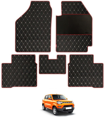 elegant Leatherite Standard Mat For  Maruti Suzuki S-Presso(Black, Red)