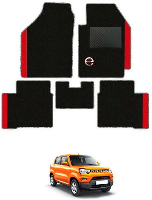 elegant Polypropylene Standard Mat For  Maruti Suzuki S-Presso(Black, Red)