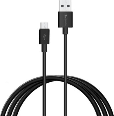 Portronics POR-1085 Konnect Core Plus 2M 2 m Micro USB Cable  (Compatible with All Phones for Micro USB Devices, Black, One Cable)