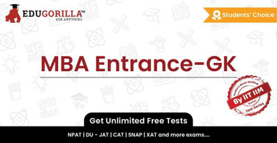EduGorilla MBA Entrance-GK(Online Test Series)