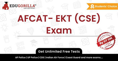 EduGorilla AFCAT- EKT (CSE) Exam(Online Test Series)