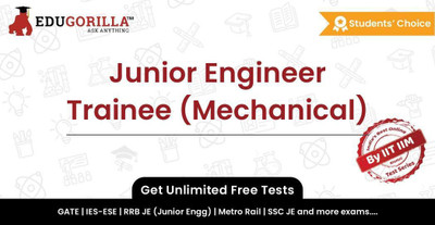 EduGorilla Junior Engineer Trainee (Mechanical)(Online Test Series)