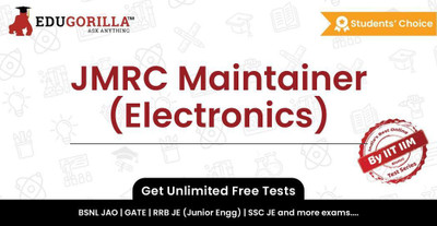 EduGorilla JMRC Maintainer (Electronics)(Online Test Series)