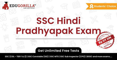 EduGorilla SSC Hindi Pradhyapak Exam(Online Test Series)