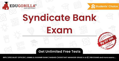 EduGorilla Syndicate Bank Exam(Online Test Series)