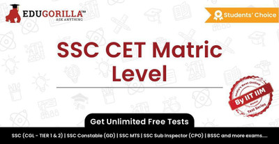 EduGorilla SSC CET Matric Level(Online Test Series)