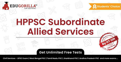 EduGorilla HPPSC Subordinate Allied Services(Online Test Series)