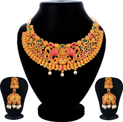 Sukkhi Alloy Gold-plated Multicolor Jewellery Set(Pack of 1)